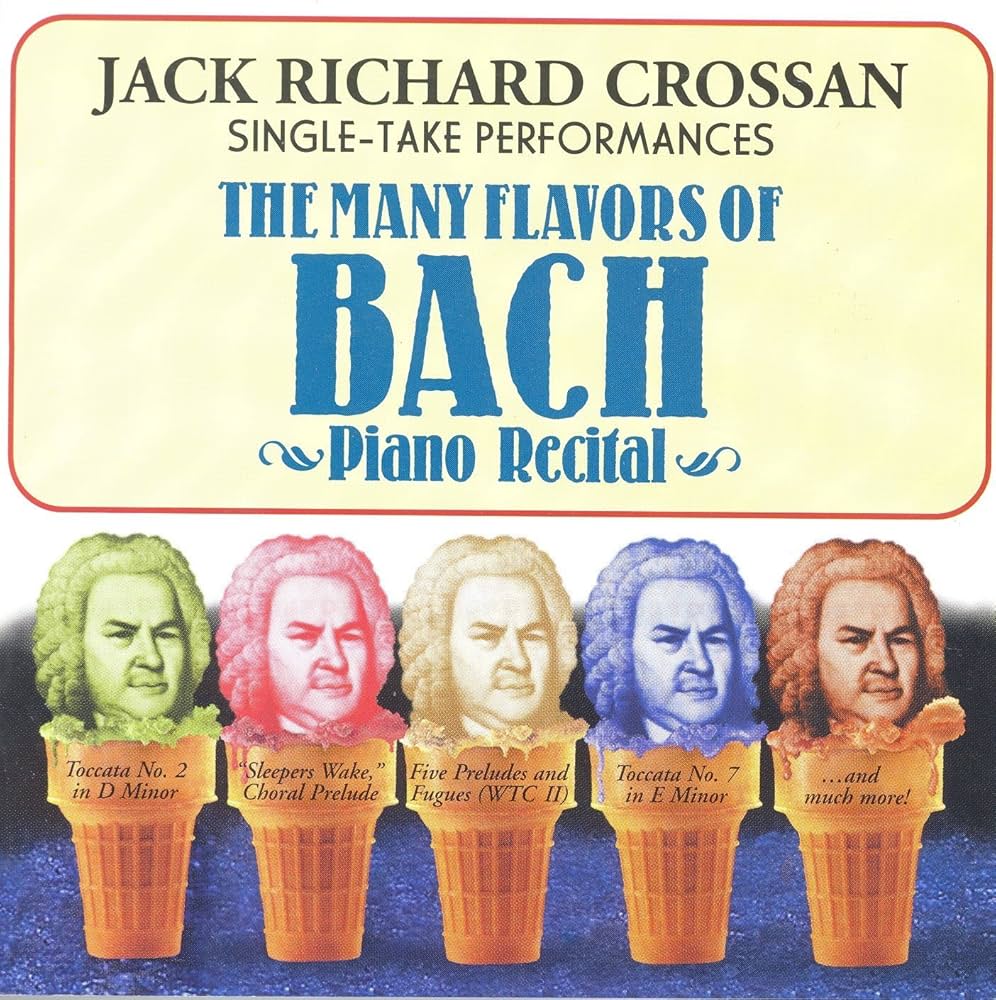 J・S・バッハ　 Toccata & Fuge LP Jack Richard Crossan, J.S. Bach, Johann Sebastian Bach